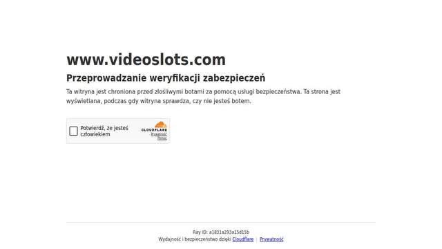 Videoslots casino screenshot